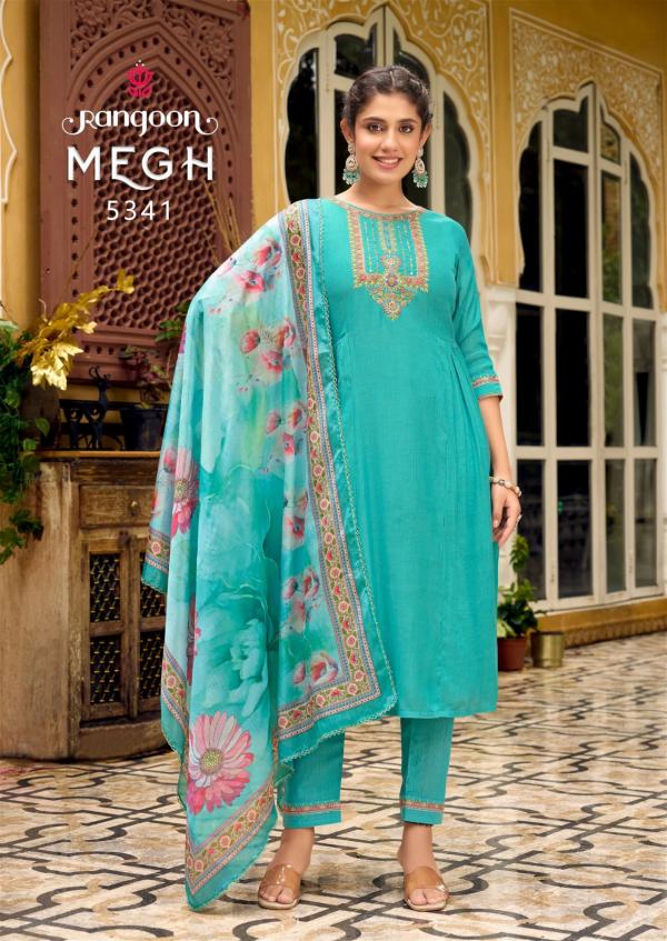 Rangoon Megh Viscose Kurti Bottom With Dupatta Collection